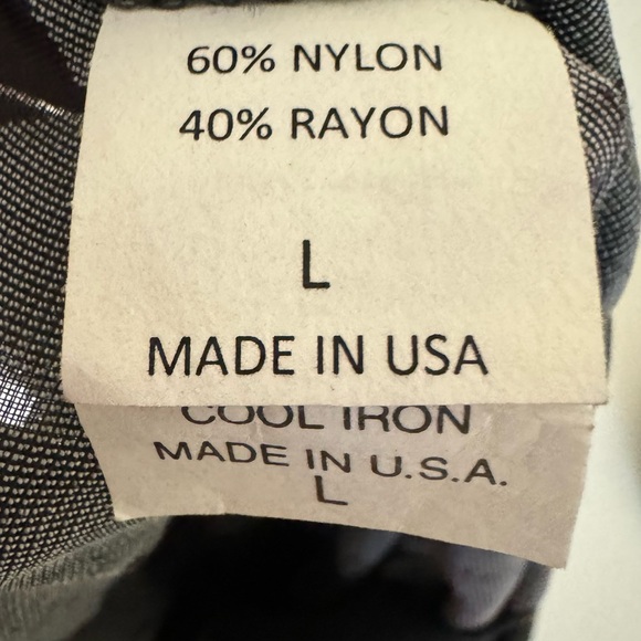 Sheer Floral Mini Sheer Boho Dress Made in US Sz L - Picture 9 of 10